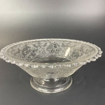 Antique Dithridge &amp; Company Cupid&#39;s Hunt Crystalloid Low Compote 1879 - $19.79