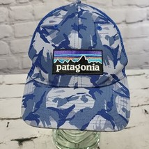 Patagonia Hat Mens One Size Blue Camo Snapback Ball Cap - $24.74