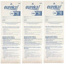 Genuine Eureka F&amp;G Disposable Dust Bag 52320C-6 - 3 pack - £8.51 GBP