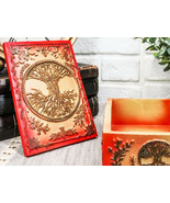 Celtic Cosmic Tree of Life Wicca Tarot Cards Crystals Herbs Stash Decora... - $33.94 CAD