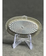 Antike sowjetische Brosche Filigran Oval Metallic Glanz - $52.58 CAD