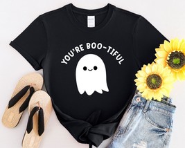 Funny halloween tee shirt T-shirt apparel you are boo tiful comic summer... - $24.75+