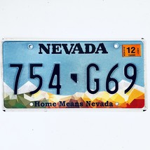 2021 United States Nevada Home Means Nevada Passenger License Plate 754 G69 - £14.52 GBP