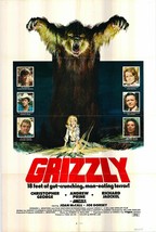 Grizzly Original 1976 Vintage One Sheet Poster - £180.37 GBP