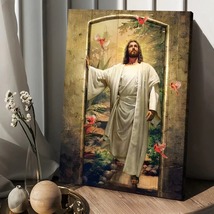 Walking with Jesus, Cardinal, Infinite halo, The way to heaven Jesus Canvas  - £18.34 GBP+