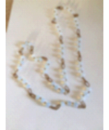 beaded necklace beautiful color - £19.86 GBP