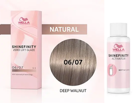 Wella Shinefinity Zero Lift Glaze 06/07 Dark Blonde Natural Brown (Deep Walnut) 