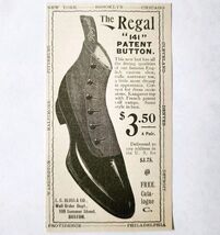Bliss Regal 141 Leather Shoes 1897 Advertisement Victorian Fashion ADBN1A8 - $185.61 MXN