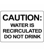 Kent Sparks Special Warning? Caution Water is Recirculated Do Not Drink ... - €6,85 EUR