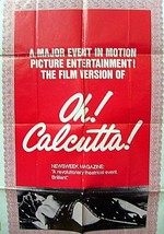 Oh Calcutta:The Movie (Oh Calcutta) ORIG,1972 Movie Rare Movie Poster - £156.42 GBP