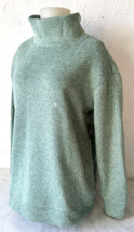 Eddie Bauer Radiator Fleece Green Pullover Sweatshirt Thumbhole - Women&#39;s L - £29.30 GBP