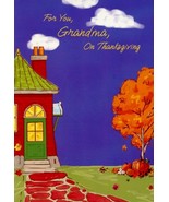 For You Grandma on Thanksgiving - Thanksgiving Greeting Card - 05621 - $54.54 MXN