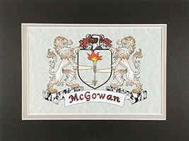 McGowan Irish Coat of Arms Print - Frameable 9&quot; x 12&quot; - $24.00