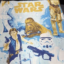 Vintage 1977 Star Wars Twin Fitted Sheet – A New Hope Movie Bedding Sci-Fi - $19.95