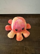 Octopus Reversible Plush Stuffed Animal Toy 6 Inch - £6.88 GBP