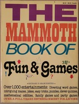 The mammoth book of fun and games by Richard Manchester. (1977) - £7.25 GBP
