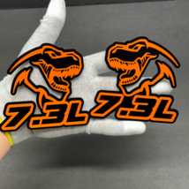 2BADGES Godzilla Badges Emblem RAGING 7.3 Orange/Black, Fender Angry Agg... - $812.24 MXN