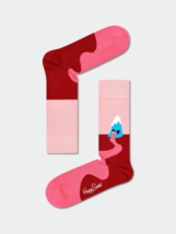 Happy Socks Rosa Montaña Unisex Algodón Premium Calcetines 1 Par Talla 4-7 - £18.24 GBP