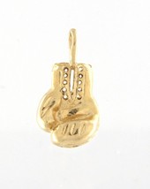 Boxing glove Unisex Charm 14kt Yellow Gold 353412 - £111.11 GBP