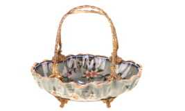 Eternal Elegance: Porcelain And Bronze Harmony - $199.00