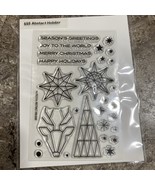 Simon Says Stamp Abstract Holiday Christmas Star Deer Stamp 4x5 3/4 - $10.94 CAD