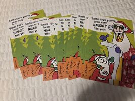 15 Hallmark Christmas Cards. Santa say&#39;s  you&#39;ve been very NAUGHTY  this... - €8,55 EUR