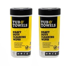 Tub O Towels Heavy-Duty Multi-Surface Cleaning Wipes, Citrus, 7 X 8 Inch, 2 Coun - £33.21 GBP