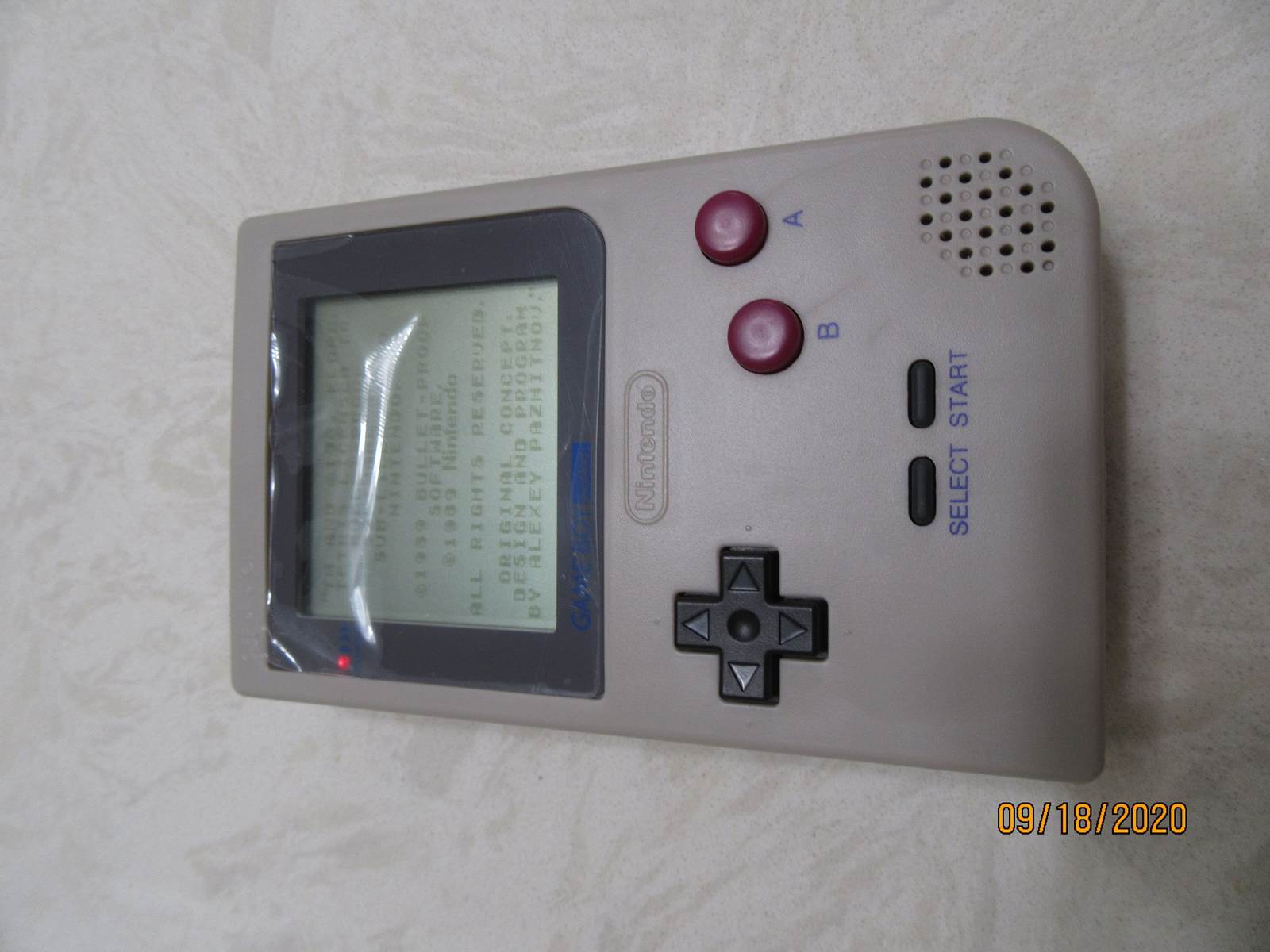 Refurbished Nintendo Gameboy Game Boy Pocket GBP Gray W/ Audio Amplifier - $89.95