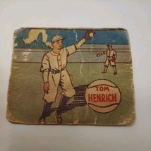 1943 M.P. &amp; Co. Thomas Henrich New York Yankees. WWII Baseball Card. - $10.00