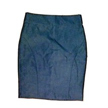Banana Republic Straight Skirt Dark Charcoal Women Textured Seam Lined S... - $26.73