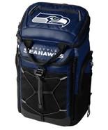 Seattle Seahawks Cooler Backpack Blue Black 26-Can Bottle Opener Hiking ... - $1,994.28 MXN
