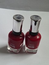 2 Sally Hansen Complete Salon Manicure Nail Polishes -226 RED IT ONLINE - $12.10