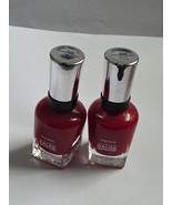 2 Sally Hansen Complete Salon Manicure Nail Polishes -226 RED IT ONLINE - $222.73 MXN