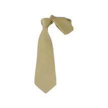 Men Stacy Adams Neck tie Hanky Set Business Formal Solid Color Satin S13 Beige image 6
