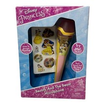 Disney&#39;s Beauty and the Beast Microphone with Stickers - BRAND NEW - £12.49 GBP