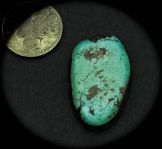 24.5 cwt. Vintage Morenci Turquoise Cabochon - £102.87 GBP