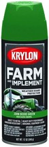 Krylon K01932008 Spray Paint, John Deere Green, High-Gloss, 12 Oz - $8.59