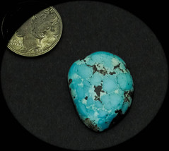 15.0 cwt. Vintage Morenci Turquoise Cabochon - £70.64 GBP