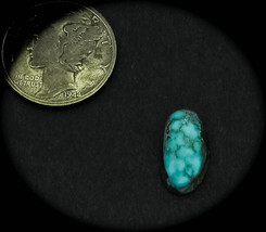 2.5 cwt. Vintage Morenci Turquoise Cabochon - $281.60 MXN
