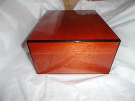 Elie Bleu Mahogany Humidor 100 count NIB image 6