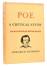 Edward Hutchins H.  Davidson POE A Critical Study 1st Edition 4th Printing - £48.22 GBP