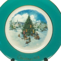 Avon 1978 Christmas Plate Series Sixth Edition Trimming the Tree - £6.38 GBP