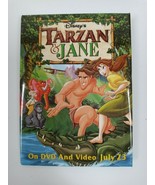 Vintage Disney&#39;s Tarzan &amp; Jane Promotional Movie Pin Limited Edition - $10.16 CAD