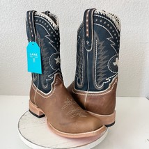 Lane RODEO HOUSTON Mens Cowboy Boots 15 Brown Leather Western Mid Calf B... - $292.05