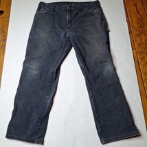 Vintage Dickies Work Duck Canvas Classic Black Carpenter Pants Men&#39;s Size 38x30 - £19.10 GBP