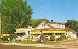 Pisha Restaurant Sister Bay Door County Wisconsin 1960s postcard - £5.03 GBP