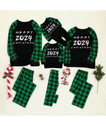 Merry Christmas 2024 Letter Print Matching Family Chritmas Pajamas Sets,... - €51,67 EUR