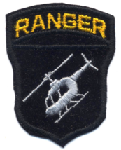 Army Ranger Assault Helicopter 3 1/4&quot; NOS Embroidered Felt Patch Thailan... - £3.14 GBP