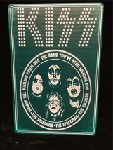 Rock Sign Kiss Debut Album Art 8x12 Steel Sign - £13.88 GBP