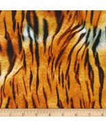 Knit Tiger Stripes Animal Kingdom Stretch Jersey Fabric Print by Yard D3... - €12,84 EUR